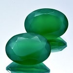 Piedras de calcedonia verde