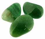 Piedras de cuarzo aventurina verde
